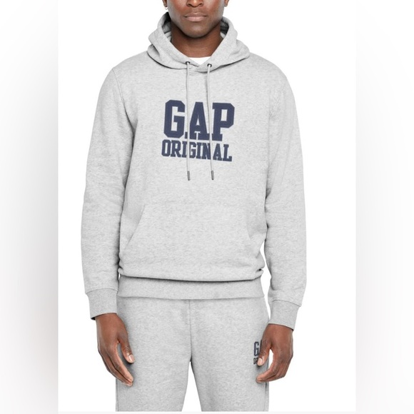 GAP Men's Grey Hoodie Size Small - Picture 2 of 3